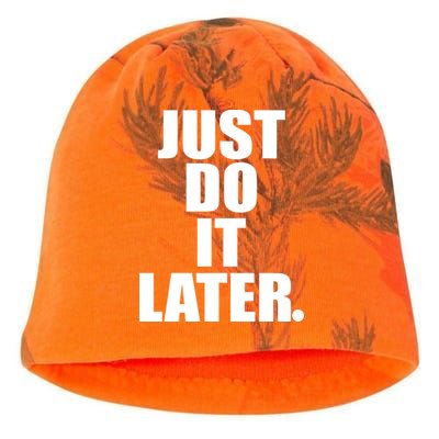 Just Do It Later Kati - Camo Knit Beanie