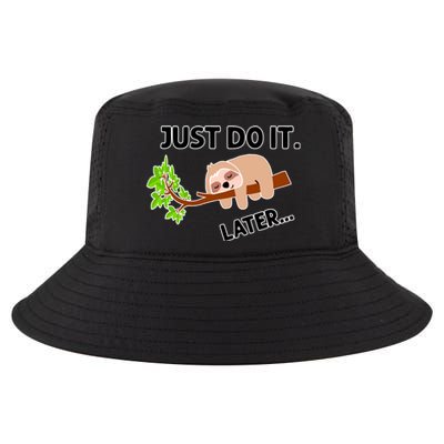 Just Do It Later Funny Lazy Sloth Cool Comfort Performance Bucket Hat