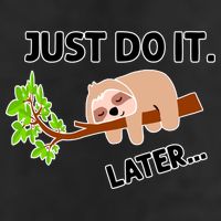 Just Do It Later Funny Lazy Sloth Cool Comfort Performance Bucket Hat