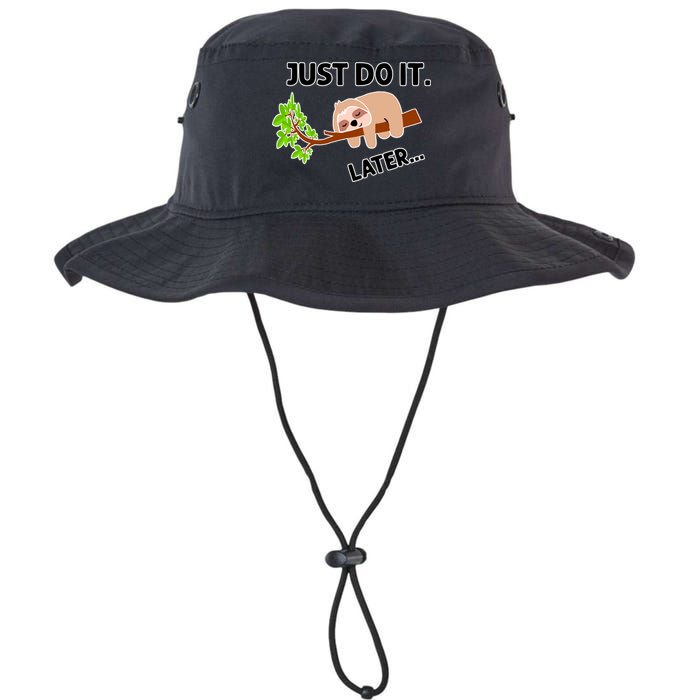 Just Do It Later Funny Lazy Sloth Bucket Hat