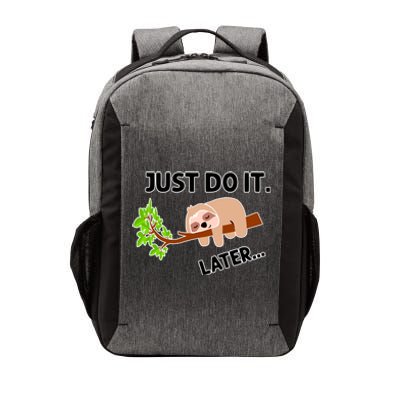 Just Do It Later Funny Lazy Sloth Vector Backpack