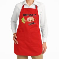 Just Do It Later Funny Lazy Sloth Apron