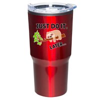 Just Do It Later Funny Lazy Sloth Tumbler