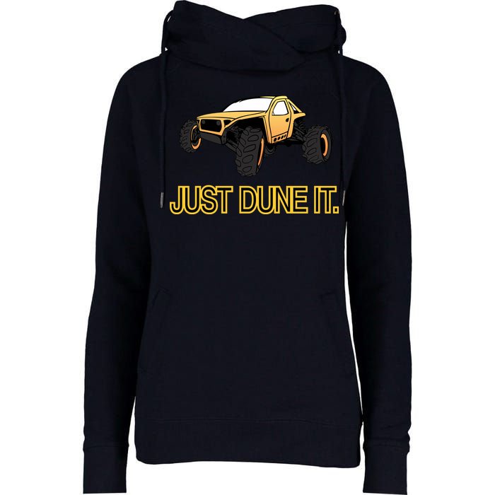 Just Dune It Womens Funnel Neck Pullover Hood