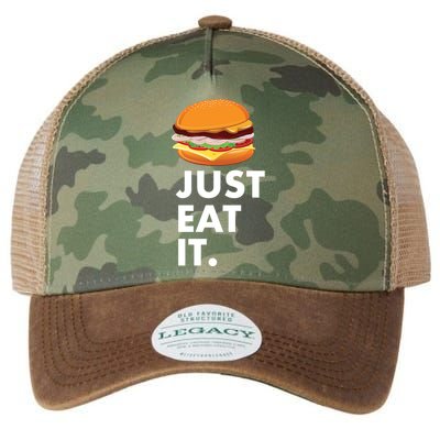 Just Eat It Hamburger Lover  Legacy Tie Dye Trucker Hat