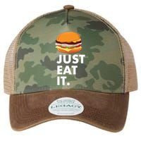 Just Eat It Hamburger Lover  Legacy Tie Dye Trucker Hat