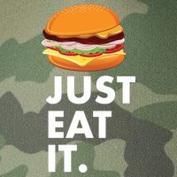 Just Eat It Hamburger Lover  Legacy Tie Dye Trucker Hat