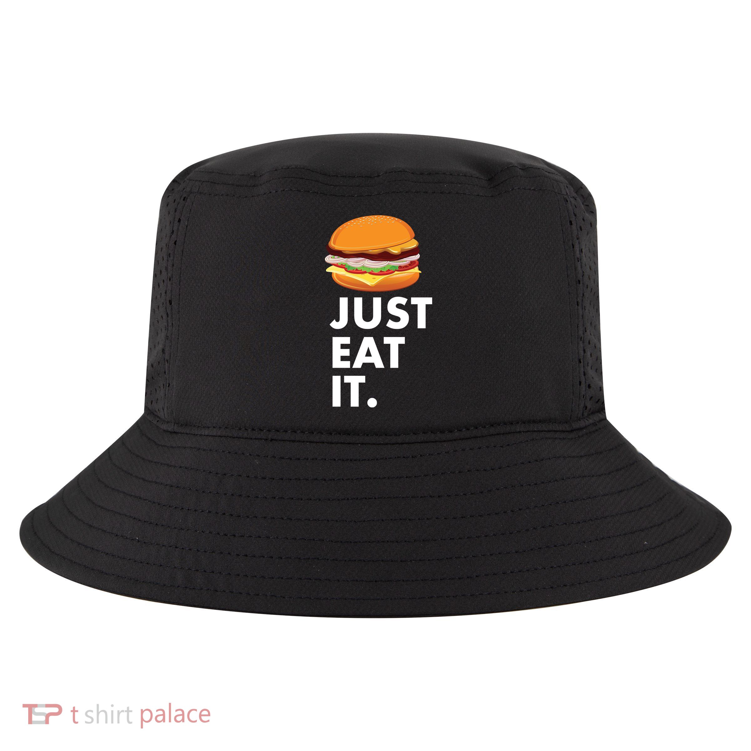 Just Eat It Hamburger Lover  Cool Comfort Performance Bucket Hat