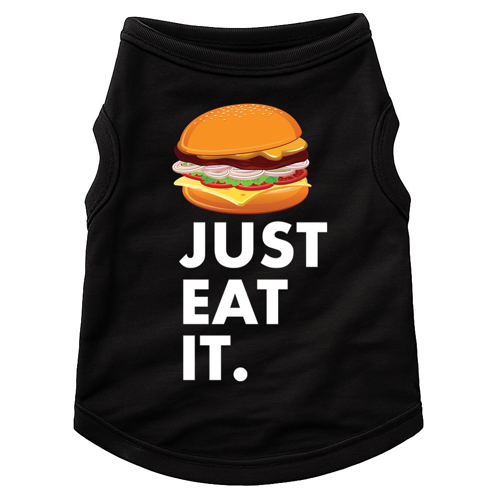 Just Eat It Hamburger Lover  Doggie Tank