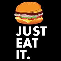 Just Eat It Hamburger Lover  T-Shirt