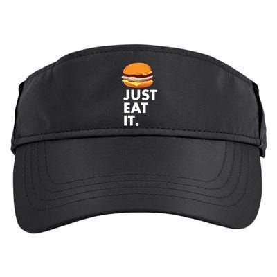 Just Eat It Hamburger Lover  Adult Drive Performance Visor