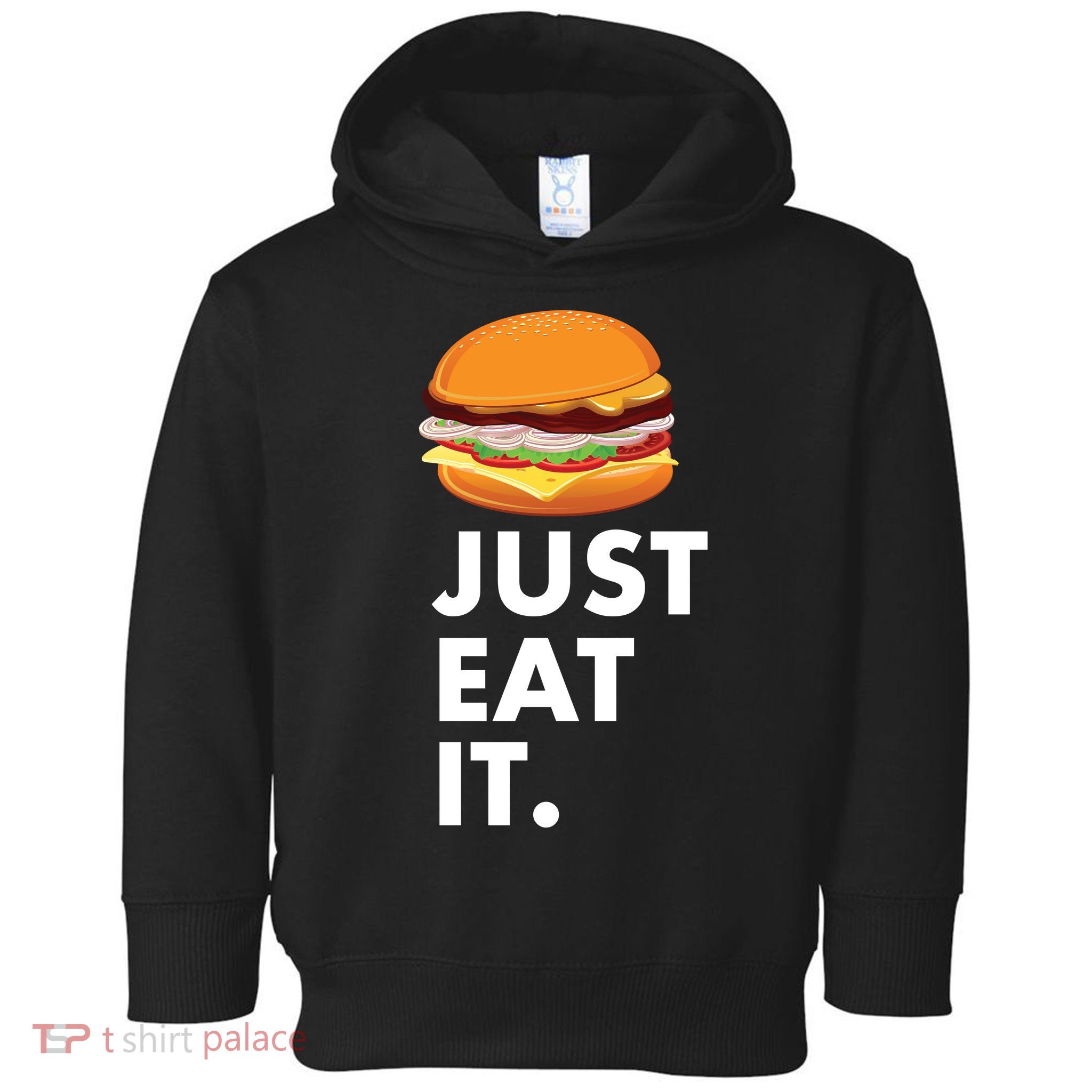 Just Eat It Hamburger Lover  Toddler Hoodie