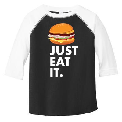 Just Eat It Hamburger Lover  Toddler Fine Jersey T-Shirt