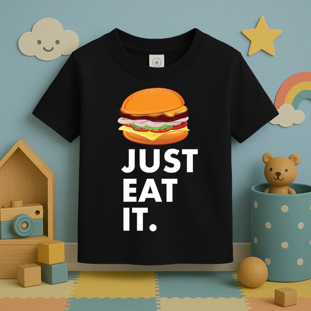 Just Eat It Hamburger Lover  Toddler T-Shirt