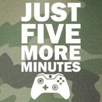 Just Five More Minutes Funny Video Game Legacy Tie Dye Trucker Hat
