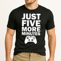 Just Five More Minutes Funny Video Game Performance Shirt