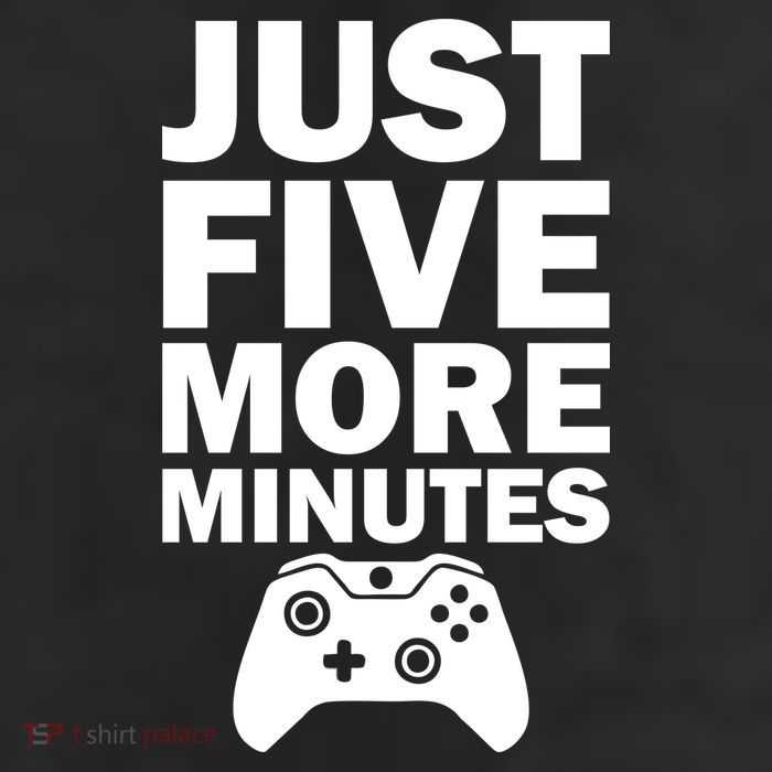 Just Five More Minutes Funny Video Game 11oz C Handle Ceramic Mug