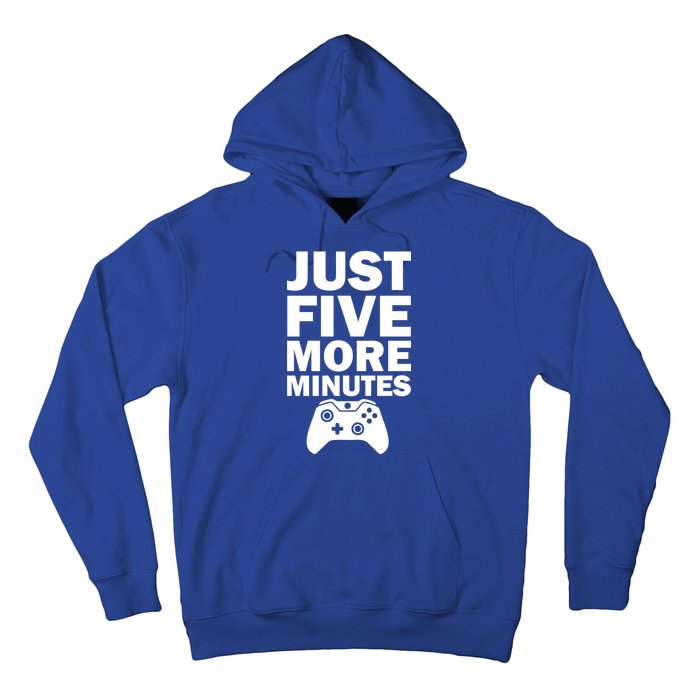 Just Five More Minutes Funny Video Game Hoodie