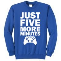 Just Five More Minutes Funny Video Game Sweatshirt