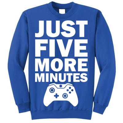 Just Five More Minutes Funny Video Game Sweatshirt