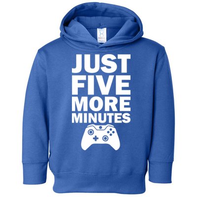 Just Five More Minutes Funny Video Game Toddler Hoodie
