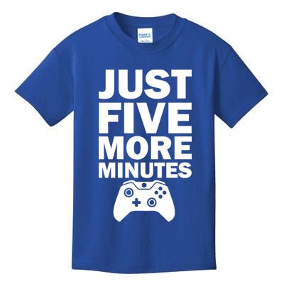Just Five More Minutes Funny Video Game Kids T-Shirt