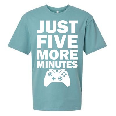 Just Five More Minutes Funny Video Game Sueded Cloud Jersey T-Shirt