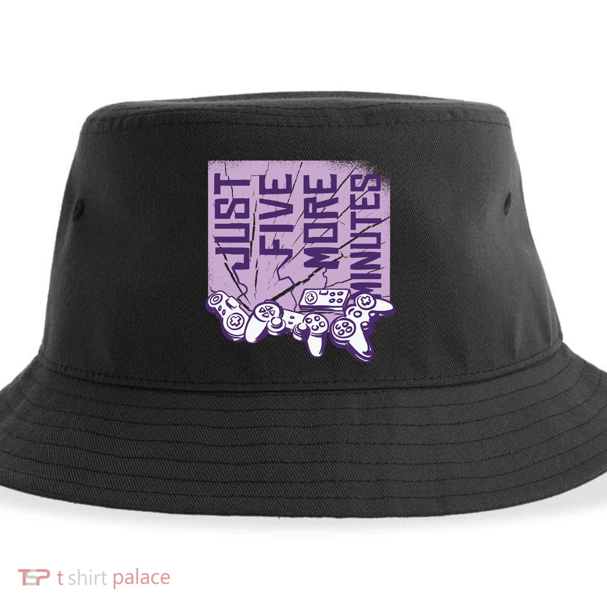 Just Five More Minutes Game Sustainable Bucket Hat