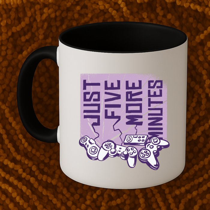 Just Five More Minutes Game Coffee Mug