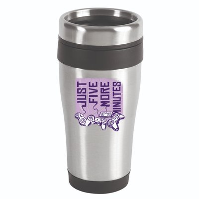 Just Five More Minutes Game 16oz Travel Tumbler