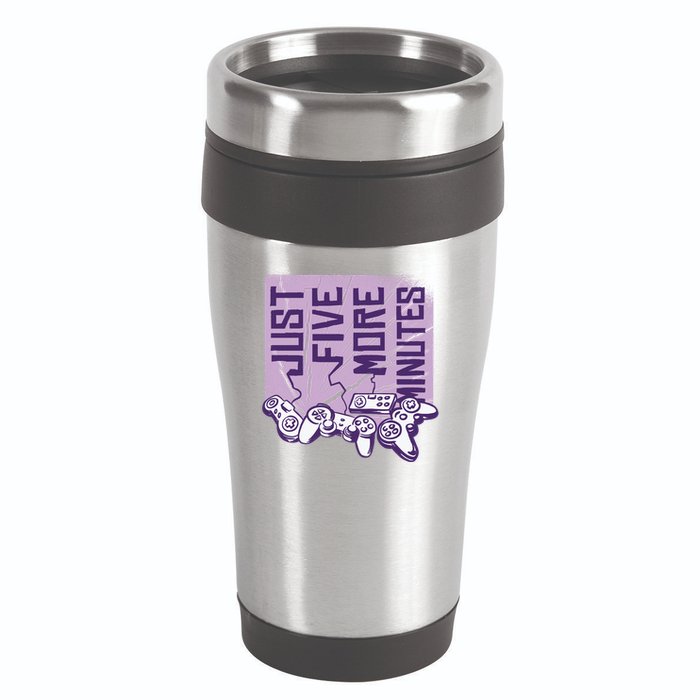 Just Five More Minutes Game 16oz Travel Tumbler