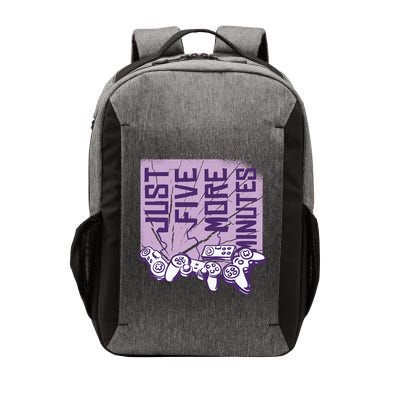 Just Five More Minutes Game Vector Backpack