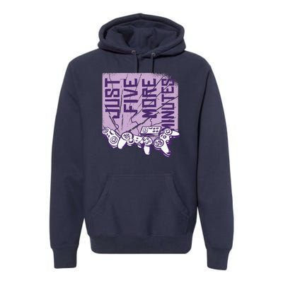 Just Five More Minutes Game Premium Hoodie