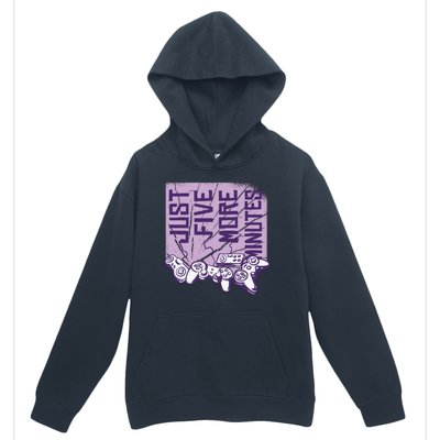 Just Five More Minutes Game Urban Pullover Hoodie