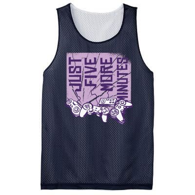 Just Five More Minutes Game Mesh Reversible Basketball Jersey Tank