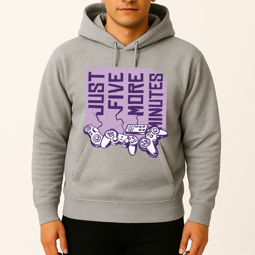 Just Five More Minutes Game Hoodie