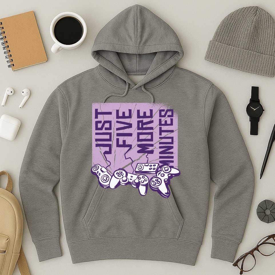 Just Five More Minutes Game Hoodie