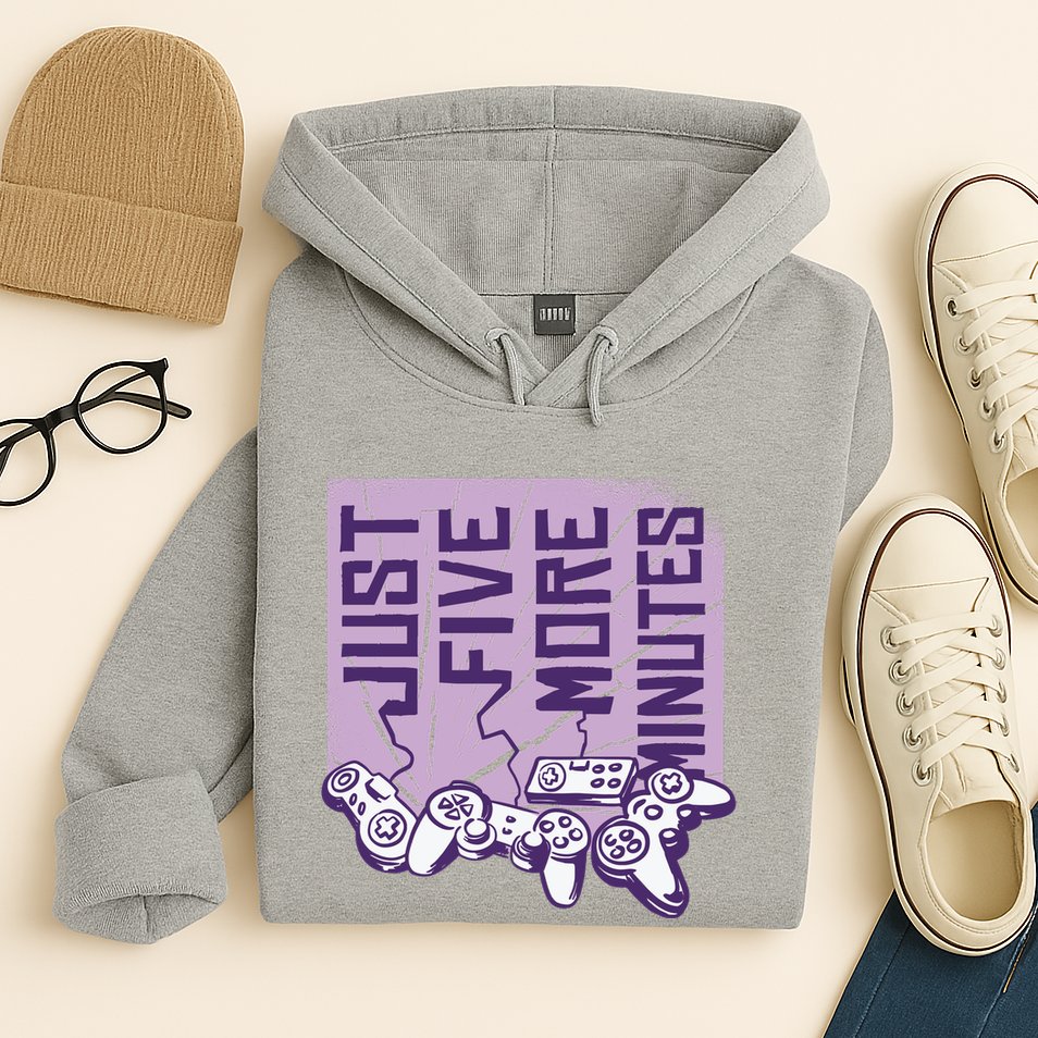 Just Five More Minutes Game Hoodie