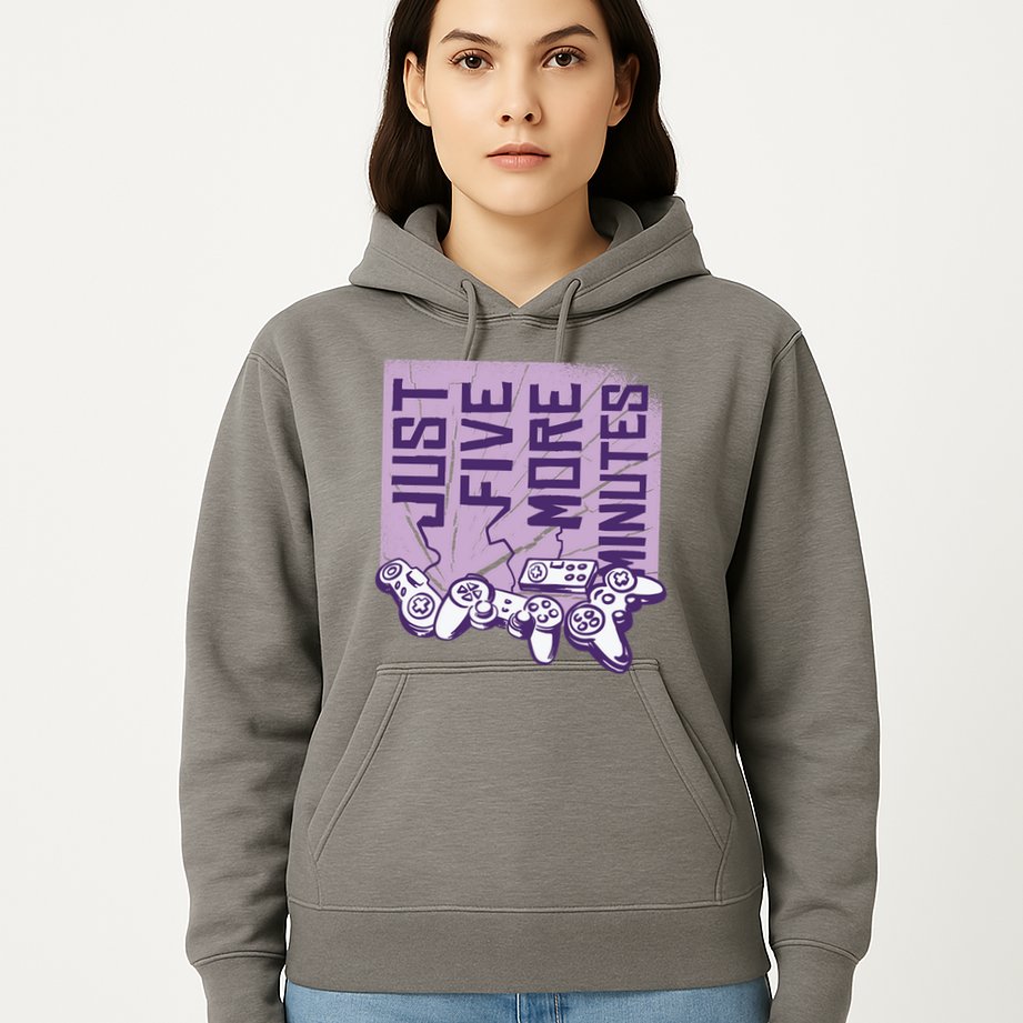 Just Five More Minutes Game Hoodie