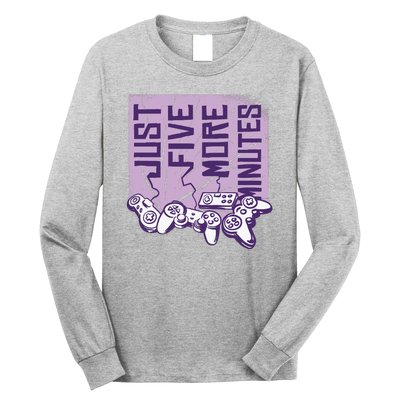 Just Five More Minutes Game Long Sleeve Shirt