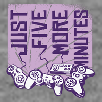 Just Five More Minutes Game Long Sleeve Shirt