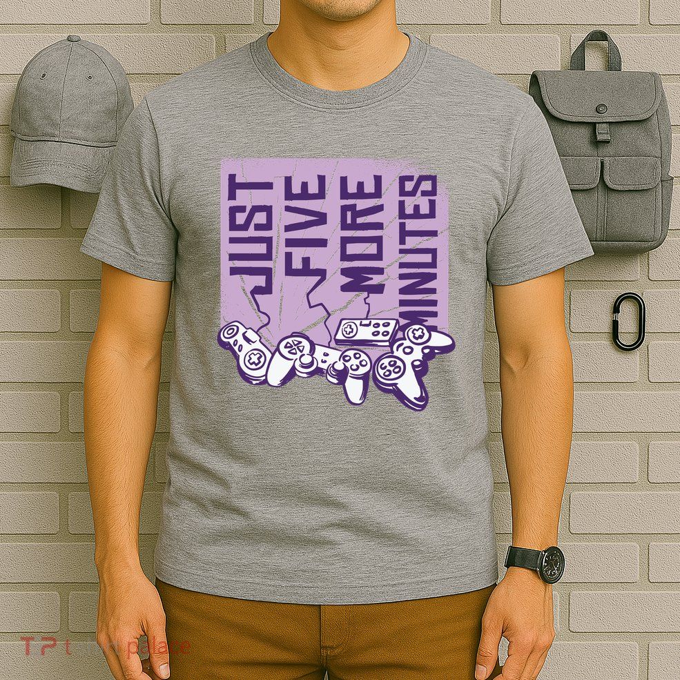 Just Five More Minutes Game T-Shirt