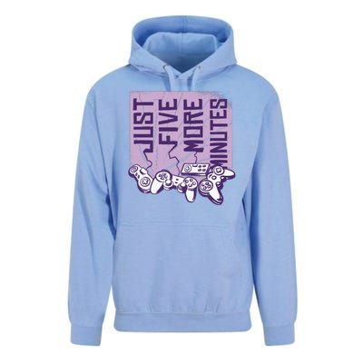 Just Five More Minutes Game Unisex Surf Hoodie