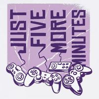 Just Five More Minutes Game Garment-Dyed Sweatshirt