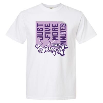 Just Five More Minutes Game Garment-Dyed Heavyweight T-Shirt