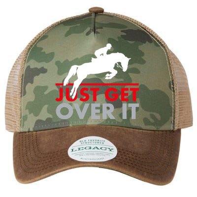 Just Get Over It Funny Horse Riding Legacy Tie Dye Trucker Hat