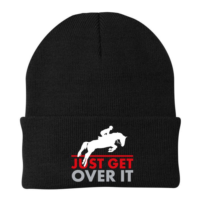 Just Get Over It Funny Horse Riding Beanie
