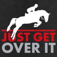 Just Get Over It Funny Horse Riding Beanie