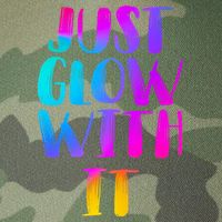Just Glow With It Funny Retro Legacy Tie Dye Trucker Hat