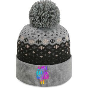 Just Glow With It Funny Retro The Baniff Cuffed Pom Beanie